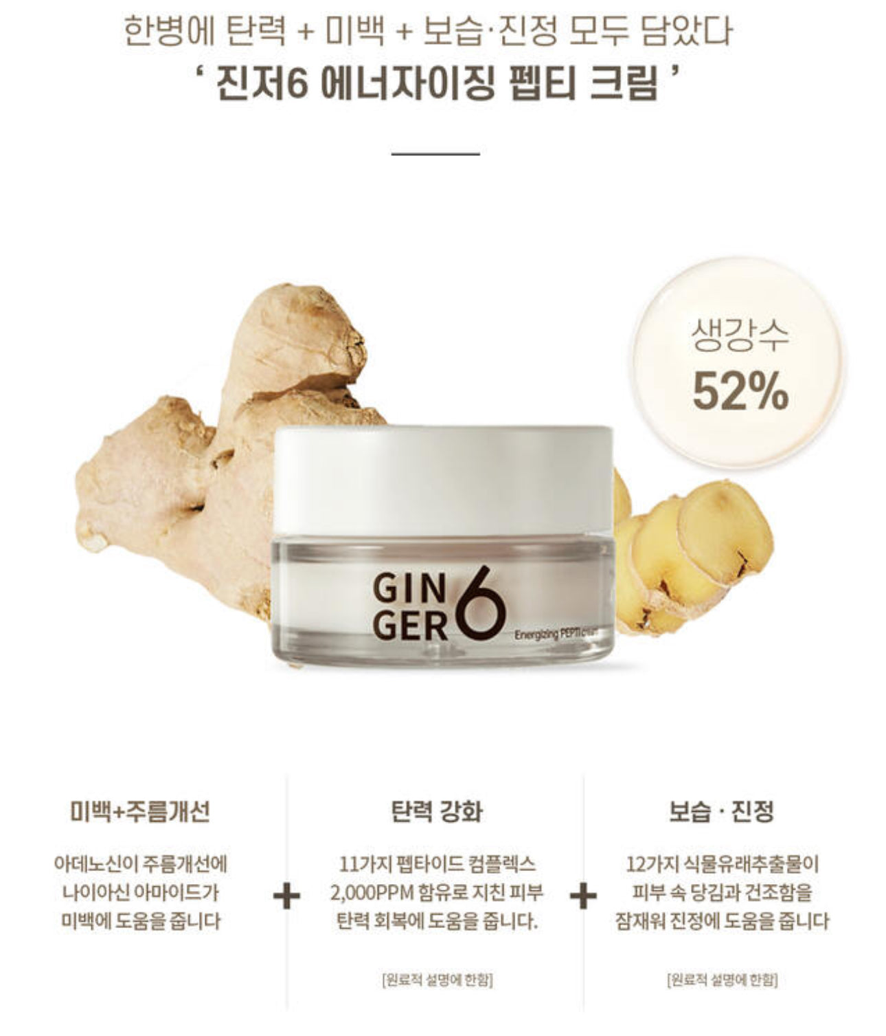 Ginger6 x Amberfit skincare gift set (진저식스 5종세트)