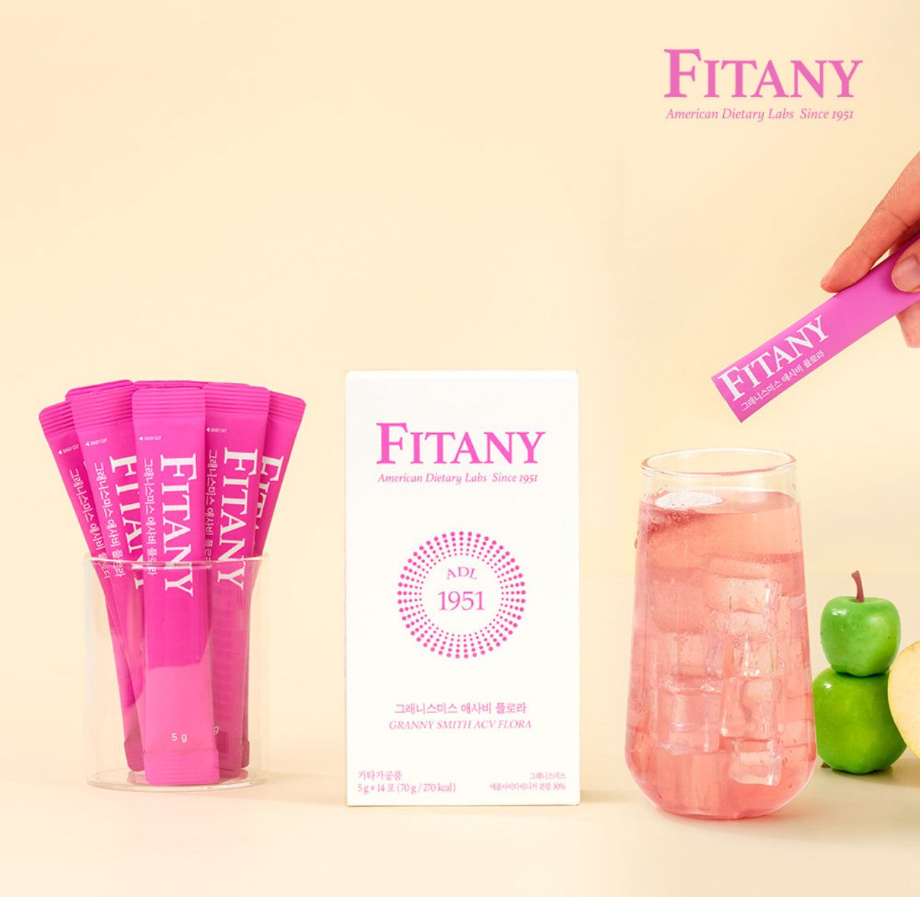 Fitany Granny Smith ACV Flora Fat Loss 1Box