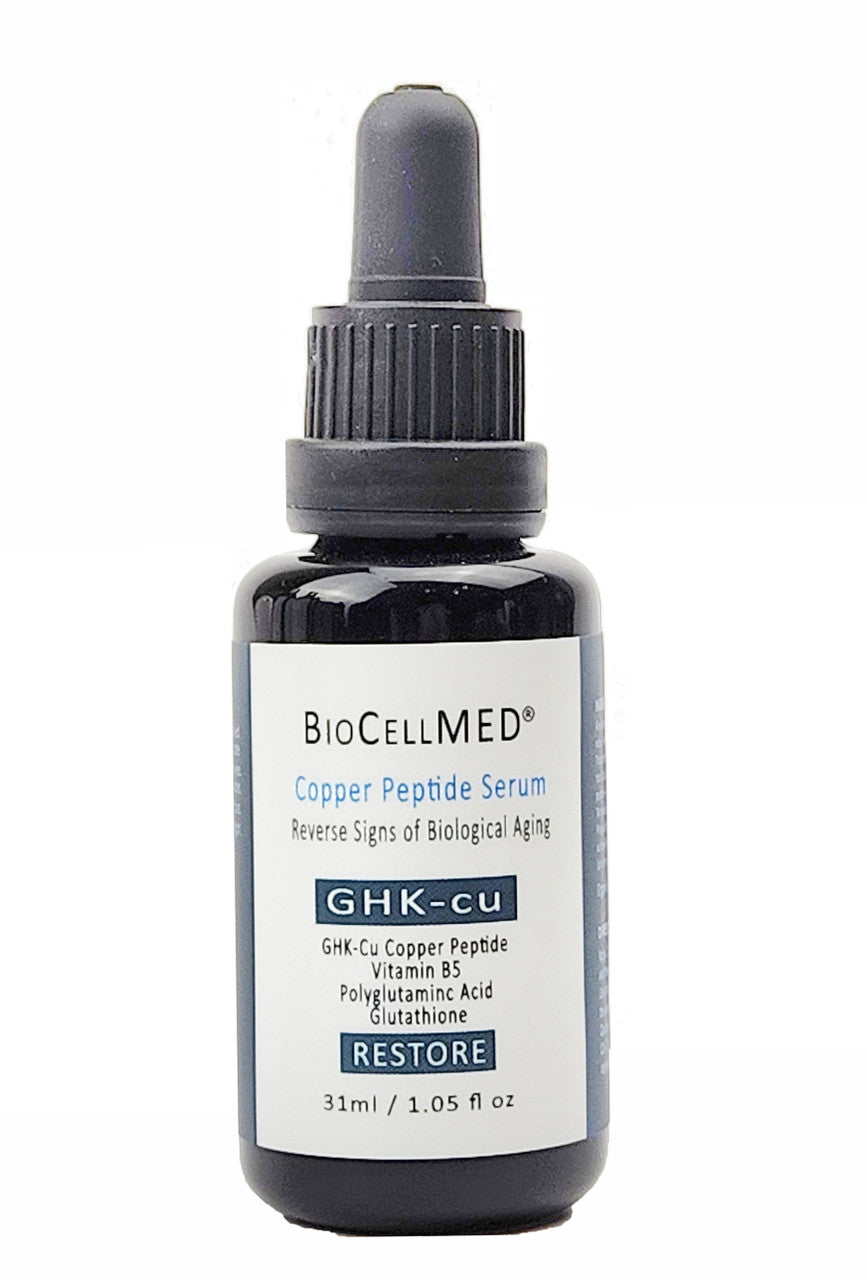 BioCellMED GHK-cu Copper Peptide Face Serum with Plant Stem Cell