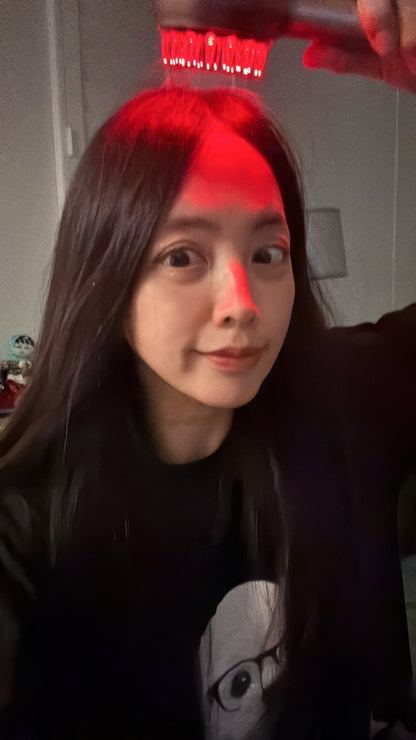 두피마사지기 루제라 레드빔 클리닉급 광선 홈케어 근적외선 LED EMS 두피클렌징 윤곽리프팅 두피관리
