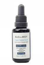Load image into Gallery viewer, BioCellMED GHK-cu Copper Peptide Face Serum with Plant Stem Cell
